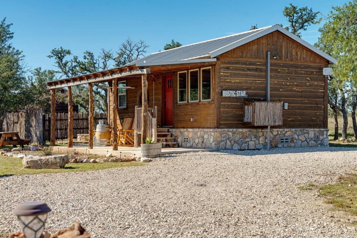 Rockin' R - Rustic Star Cabin Fredericksburg Exterior foto