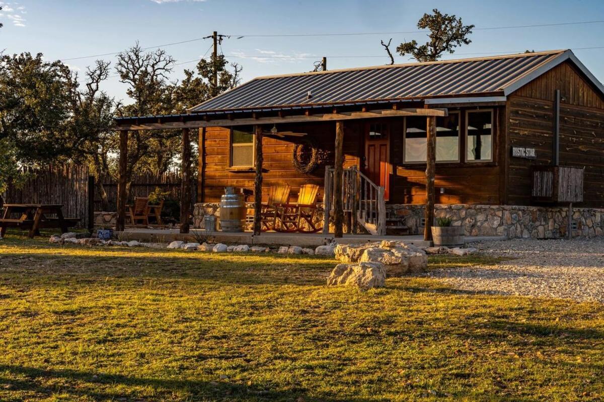 Rockin' R - Rustic Star Cabin Fredericksburg Exterior foto