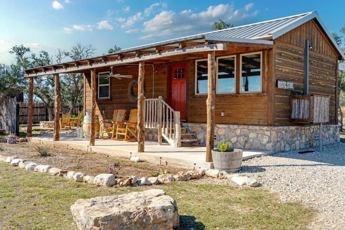 Rockin' R - Rustic Star Cabin Fredericksburg Exterior foto
